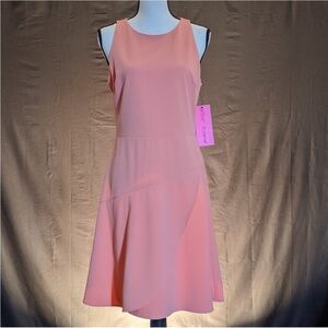 Betsey Johnson Faux Wrap A-Line Dress